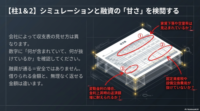 家賃下落、金利上昇、固定資産税などの抜け漏れをチェックするポイント